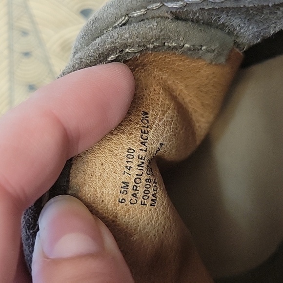 FRYE Carolyn suede wedge booties 6.5 - Picture 7 of 7